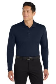 Port Authority® Dry Zone® UV Micro-Mesh Long Sleeve Polo - Image 5