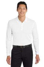 Port Authority® Dry Zone® UV Micro-Mesh Long Sleeve Polo - Image 3
