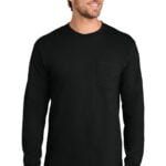 Port & Co® Long Sleeve Essential Pocket Tee