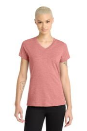 District® Women’s Perfect Blend® CVC V-Neck Tee - Image 2