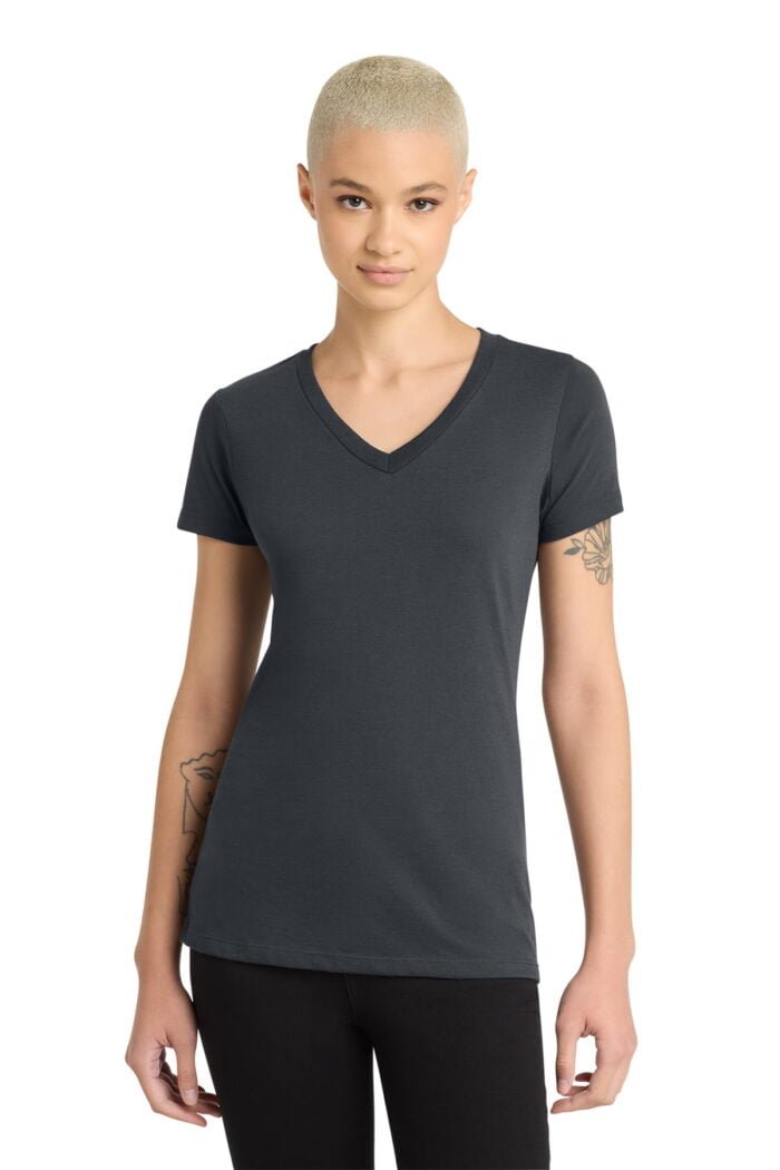 District® Women’s Perfect Blend® CVC V-Neck Tee - Image 19