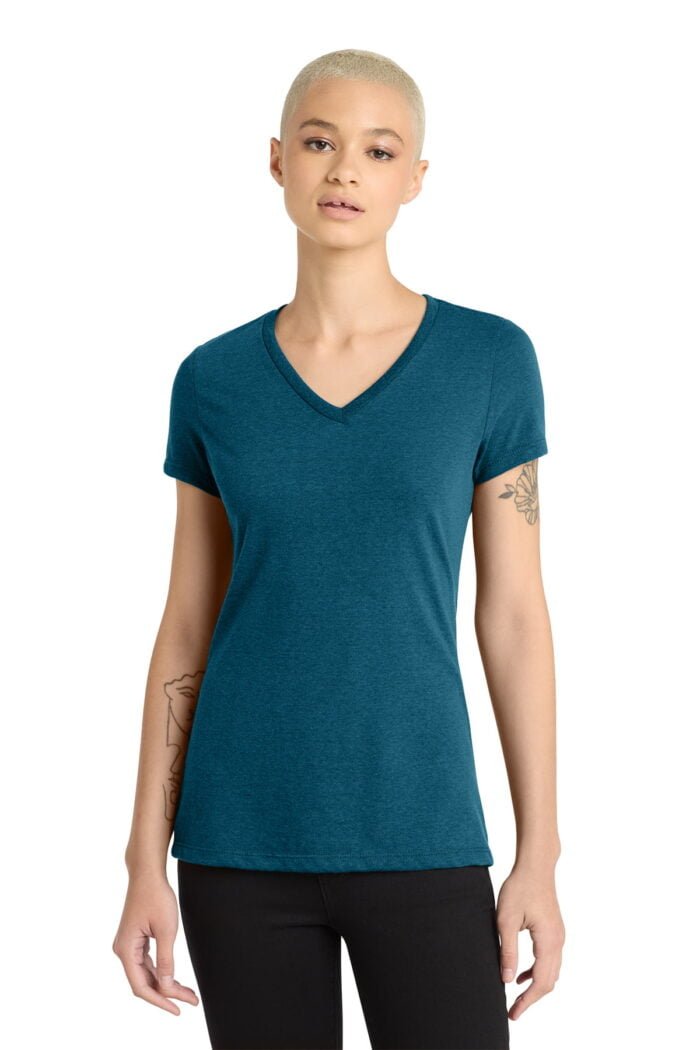 District® Women’s Perfect Blend® CVC V-Neck Tee - Image 17