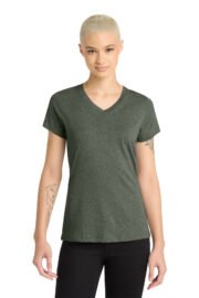 District® Women’s Perfect Blend® CVC V-Neck Tee - Image 12