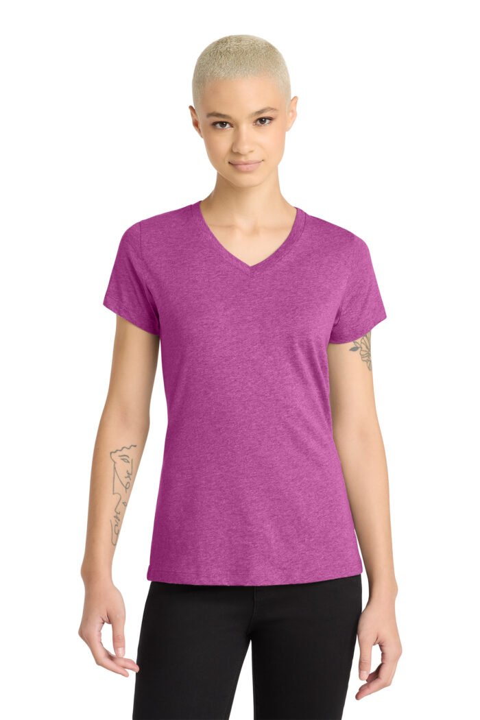 District® Women’s Perfect Blend® CVC V-Neck Tee - Image 11