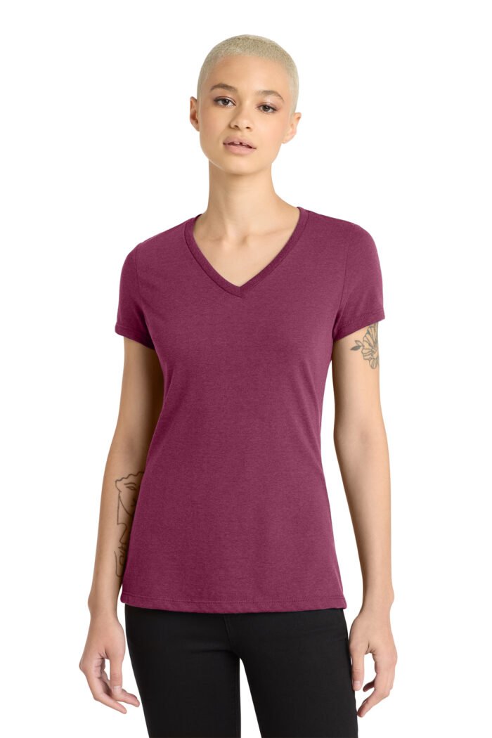 District® Women’s Perfect Blend® CVC V-Neck Tee - Image 5