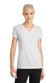 District® Women’s Perfect Blend® CVC V-Neck Tee - Image 3