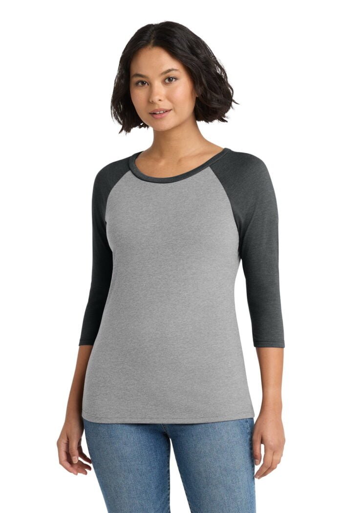 District® Women’s Perfect Tri® 3/4-Sleeve Raglan - Image 2