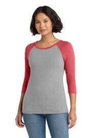 District® Women’s Perfect Tri® 3/4-Sleeve Raglan - Image 4